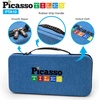 image:imagePicassoTiles 100PC Magnet Tiles  Carry Case  4 Family People Action Figures Expansion Bundle STEAM Educational Playset for Creative Fun and Learning Construction Play Pretend Play Toy for Kids