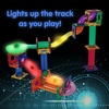 image:imagePicassoTiles 108 Piece Marble Run Race Track Set with LED Cars STEM Ages 3  2 LightUp Vehicles 4 Magnetic Marbles BPAFree Expandable Collection Fine Motor SkillsProblemSolving ScreenFree Toy8pc Led Balls for Marble Run