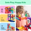 image:imagePicassoTiles 108 Piece Marble Run Race Track Set with LED Cars STEM Ages 3  2 LightUp Vehicles 4 Magnetic Marbles BPAFree Expandable Collection Fine Motor SkillsProblemSolving ScreenFree Toy3in1 108pcs