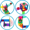 image:imagePicassoTiles 108 Piece Marble Run Race Track Set with LED Cars STEM Ages 3  2 LightUp Vehicles 4 Magnetic Marbles BPAFree Expandable Collection Fine Motor SkillsProblemSolving ScreenFree Toy8pc Led Balls for Marble Run