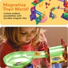 image:imagePicassoTiles 108 Piece Marble Run Race Track Set with LED Cars STEM Ages 3  2 LightUp Vehicles 4 Magnetic Marbles BPAFree Expandable Collection Fine Motor SkillsProblemSolving ScreenFree Toy3in1 108pcs