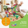 image:imagePicassoTiles 108 Piece Marble Run Race Track Set with LED Cars STEM Ages 3  2 LightUp Vehicles 4 Magnetic Marbles BPAFree Expandable Collection Fine Motor SkillsProblemSolving ScreenFree ToyMarble Run 200 Pcs