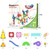 image:imagePicassoTiles 108 Piece Marble Run Race Track Set with LED Cars STEM Ages 3  2 LightUp Vehicles 4 Magnetic Marbles BPAFree Expandable Collection Fine Motor SkillsProblemSolving ScreenFree ToyMarble Run 150 Pcs