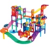 image:imagePicassoTiles 108PC Marble Run  30PC Magnetic Race Car Track Fun amp Creative Playset STEAM Learning Enhance Construction Skills HandEye Coordination and Fine Motor Skills Gift for Boys and Girls