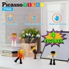 image:imagePicassoTiles 2PC Magnet Car Trucks  4 Action Figures AddOn Expansion Bundle STEAM Educational Playset for Creative Fun and Learning Construction Play Pretend Play Toy for Kids