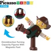 image:imagePicassoTiles 2PC Magnet Car Trucks  4 Action Figures AddOn Expansion Bundle STEAM Educational Playset for Creative Fun and Learning Construction Play Pretend Play Toy for Kids