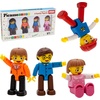 image:imagePicassoTiles 2PC Magnet Car Trucks  4 Family People Action Figures Expansion Bundle STEAM Educational Playset for Creative Fun and Learning Construction Play Pretend Play Toy for Kids