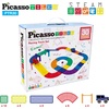 image:imagePicassoTiles 30PC Magnetic Race Car Track  2PC Truck Cars Fun amp Creative Playset STEAM Learning Enhance Construction Skills HandEye Coordination and Fine Motor Skills Toy Gift Idea