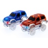 image:imagePicassoTiles 30PC Magnetic Race Car Track  2PC Truck Cars Fun amp Creative Playset STEAM Learning Enhance Construction Skills HandEye Coordination and Fine Motor Skills Toy Gift Idea