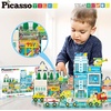 image:imagePicassoTiles 30PC Magnetic Race Car Track  50PC Metro City Magnet Tiles Fun amp Creative Playset STEAM Learning Enhance Construction Skills HandEye Coordination and Fine Motor Skills Gift Idea