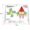 image:imagePicassoTiles 36pcs Mini Size Magnetic Tiles Magnet Toys Diamond Series Sensory Construction Building Blocks Set STEM Learning Travel Size Educational Toy for Kids Boys Girls Toddlers Age 3 PTM3636pcs Mini Magnetic Tiles