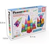 image:imagePicassoTiles 36pcs Mini Size Magnetic Tiles Magnet Toys Diamond Series Sensory Construction Building Blocks Set STEM Learning Travel Size Educational Toy for Kids Boys Girls Toddlers Age 3 PTM3641pcs Magnetic Tiles