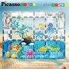 image:imagePicassoTiles 44PC Marine Animals Theme Magnetic Tiles  60PC Building Tiles Mega Set STEAM Learning amp Educational Playset for Preschool and Kindergarten Kids Pretend Play Toy for Boys and Girls