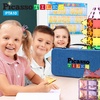 image:imagePicassoTiles 50PC Magnetic Race Car Track  Carry Case Bundle STEAM Educational Playset for Kids Includes Travel Storage Organizer  Learning Construction Toy Creative Design Sensory Development