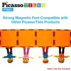 image:imagePicassoTiles 60PC Magnet Tiles  2 Cars  4 Family People Action Figures Expansion Bundle STEAM Educational Playset for Creative Fun and Learning Construction Play Pretend Play Toy for Kids