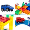 image:imagePicassoTiles 60PC Magnet Tiles  30PC Race Car Track Fun amp Creative Playset Bundle STEAM Learning Enhance Construction Skills HandEye Coordination and Fine Motor Skills Gift for Boys and Girls