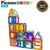 image:imagePicassoTiles 60PC Magnet Tiles  42PC Clipin Windows amp Doors Building Bundle STEAM Educational Playset for Creative Fun and Learning Construction Play Design Art Project Toy Gift Idea for Kids
