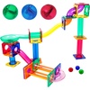 image:imagePicassoTiles 60PC Magnet Tiles  50PC Marble Run Race Track Fun amp Creative Playset Bundle STEAM Learning amp Educational Sensory Toy for Preschool amp Kindergarten Kids Ages 3 A Classroom Must Have