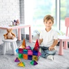 image:imagePicassoTiles 60PC Magnetic Tiles  Carry Case Bundle STEAM Educational Playset for Kids Includes Travel Storage Organizer  Fun Learning Construction Toy Engineering Design Sensory Development