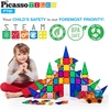 image:imagePicassoTiles 80PC Magnetic Diamond Tiles  12PC Mirror Building Blocks Expansion Bundle STEAM Learning amp Educational Sensory Playset for Preschool and Kindergarten Kids Ages 3 Great Gift Idea