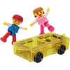 image:imagePicassoTiles 80PC Magnetic Mini Diamond Tiles  Mini Car Truck Set with Action Figures Bundle Travel Size OnTheGo Magnet Construction Expansion Playset STEAM Learning amp Educational Toy Gift Idea