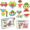 image:imagePicassoTiles Building Bundle 108PC Magnetic Puzzle Cube Set  60PC Magnet Tiles Construction Blocks Playset STEAM Educational Toy for Creative Fun and Learning Construction Play Gift Idea for Kids