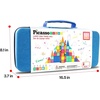image:imagePicassoTiles Magnet Tile Building Block Set Magnetic Construction Square Triangle Tiles Toy Kit Sparking Creativity Geometric Shapes STEM Educational Learning Brain Development Kids Ages 3 PB24Multicolor