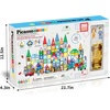 image:imagePicassoTiles Magnet Tile Building Block Set Magnetic Construction Square Triangle Tiles Toy Kit Sparking Creativity Geometric Shapes STEM Educational Learning Brain Development Kids Ages 3 PB24350 Pcs With Car and Figures
