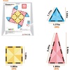 image:imagePicassoTiles Magnet Tile Building Blocks Mini Diamond Series Magnetized Toy Travel Size Compact Portable Magnetic Construction Block STEM Sensory Toy Early Education Learning Kids Ages 3 PTM1212pc