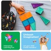 image:imagePicassoTiles Magnetic Tiles Building Blocks Mini Size Diamond Series Magnet Toys Travel Size OnTheGo Magnets Construction Sensory Toys Gifts Educational Set Toddlers STEM Learning Kit Playset PTM40Mini 80pcs