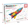image:imagePicassoTiles Magnetic Tiles Rocket Set Construction Toy Magnet Building Block Engineering STEM Learning Child Brain Development Stacking Kit Window Door Playboard for All Ages 3 and Up PT36B