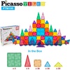 image:imagePicassoTiles Mega Building Bundle 100PC Magnet Tiles  100PC Mini Diamond Construction Blocks STEAM Learning amp Educational Sensory Playset for Preschool amp Kindergarten Kids A Classroom Must Have