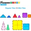 image:imagePicassoTiles Mega Building Bundle 100PC Magnet Tiles  100PC Mini Diamond Construction Blocks STEAM Learning amp Educational Sensory Playset for Preschool amp Kindergarten Kids A Classroom Must Have