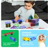 image:imagePicassoTiles Vehicle Set Magnetic Car Toy Construction Block Parts Ages 3Blue  Red  Yellow  Green