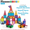 image:imagePicassoTiles Vehicle Set Magnetic Car Toy Construction Block Parts Ages 3Car Play Setaction Figures