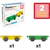 image:imagePicassoTiles Vehicle Set Magnetic Car Toy Construction Block Parts Ages 3Yellowgreen