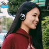 image:imageSoundbot Behind the Neck Headphones Sweat Resistant SecureFit for Sports  20hr music streaming 25hr handsfree calling builtin voice command sleek black finish lightweight allday comfort fit