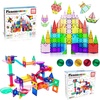 image:imagePicassoTiles 100PC Magnet Tiles  100PC Marble Run Race Track Fun amp Creative Playset Bundle STEAM Learning amp Educational Sensory Toy for Preschool amp Kindergarten Kids Ages 3 A Classroom Must Have