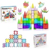 image:imagePicassoTiles 100PC Magnet Tiles  40PC Clipin Windows amp Doors Building Bundle STEAM Educational Playset for Creative Fun and Learning Construction Play Engineering Project Toy Gift Idea for Kids