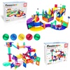 image:imagePicassoTiles 100PC Marble Run  80PC Magnetic Race Car Track Fun amp Creative Playset STEAM Learning Enhance Construction Skills HandEye Coordination and Fine Motor Skills Gift for Boys and Girls