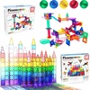 image:imagePicassoTiles 100PC Marble Run Race Track  60PC Magnet Tiles Fun amp Creative Playset Bundle STEAM Learning amp Educational Sensory Toy for Preschool amp Kindergarten Kids Ages 3 A Classroom Must Have