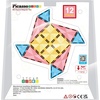 image:imagePicassoTiles Magnet Tile Building Blocks Mini Diamond Series Magnetized Toy Travel Size Compact Portable Magnetic Construction Block STEM Sensory Toy Early Education Learning Kids Ages 3 PTM1212pc