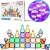 image:imagePicassoTiles Magnetic Tiles Building Blocks Mini Size Diamond Series Magnet Toys Travel Size OnTheGo Magnets Construction Sensory Toys Gifts Educational Set Toddlers STEM Learning Kit Playset PTM40Mini 40pcs