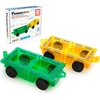 image:imagePicassoTiles Vehicle Set Magnetic Car Toy Construction Block Parts Ages 3Yellowgreen