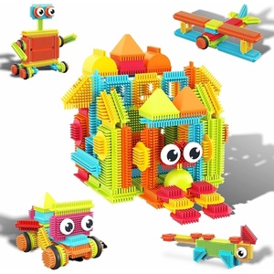 image:imagePicassoTiles Hedgehog Interlocking Building Blocks Tiles ConstructionFamily Action Character Figures 120pcs