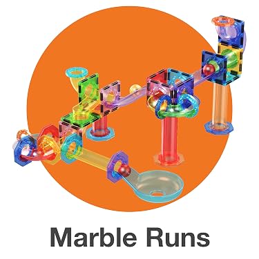 PicassoTiles | Don’t Miss Marble Run & Magnetic Tile Bundle Collections，Safe Creative Toys for All Ages